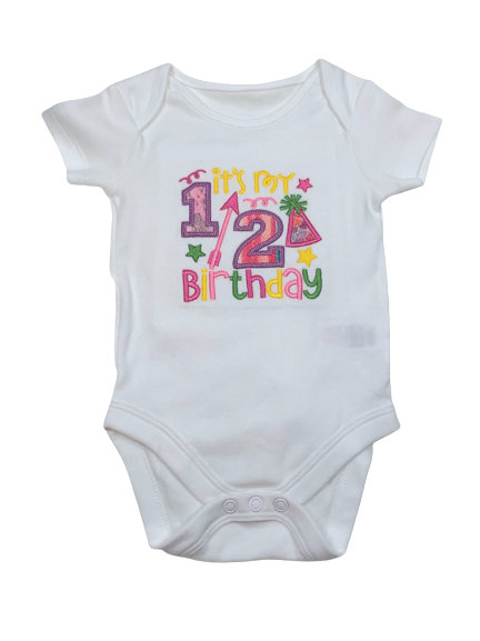 It`s My 1/2 Birthday Bodysuit - AGATA ATELIER