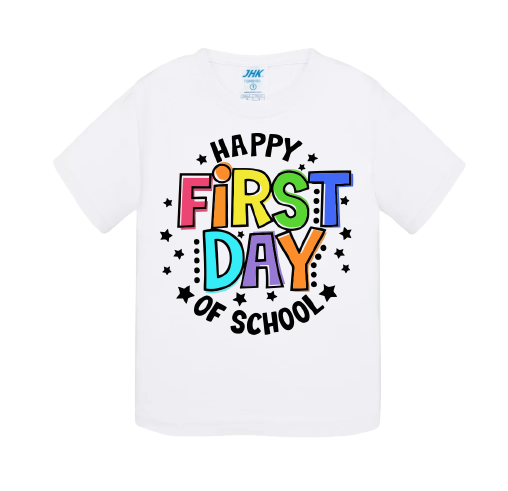 T Shirt Happy First Day Of School Agata Atelier