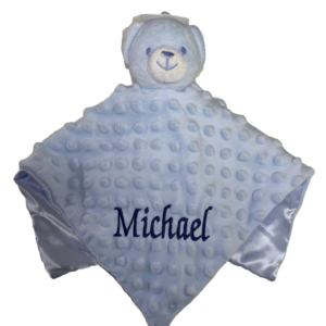 PERSONALISED DIMPLE BEAR COMFORTER