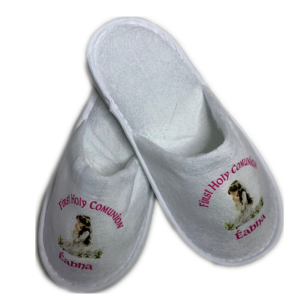 Personalised Communion Slippers